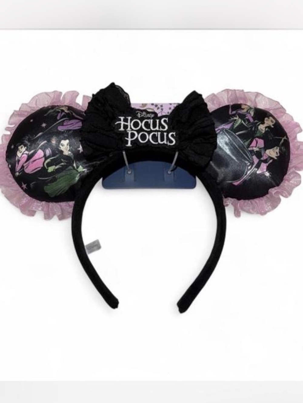 Disney Hocus Pocus Minnie Ears Headband - Black & Pink